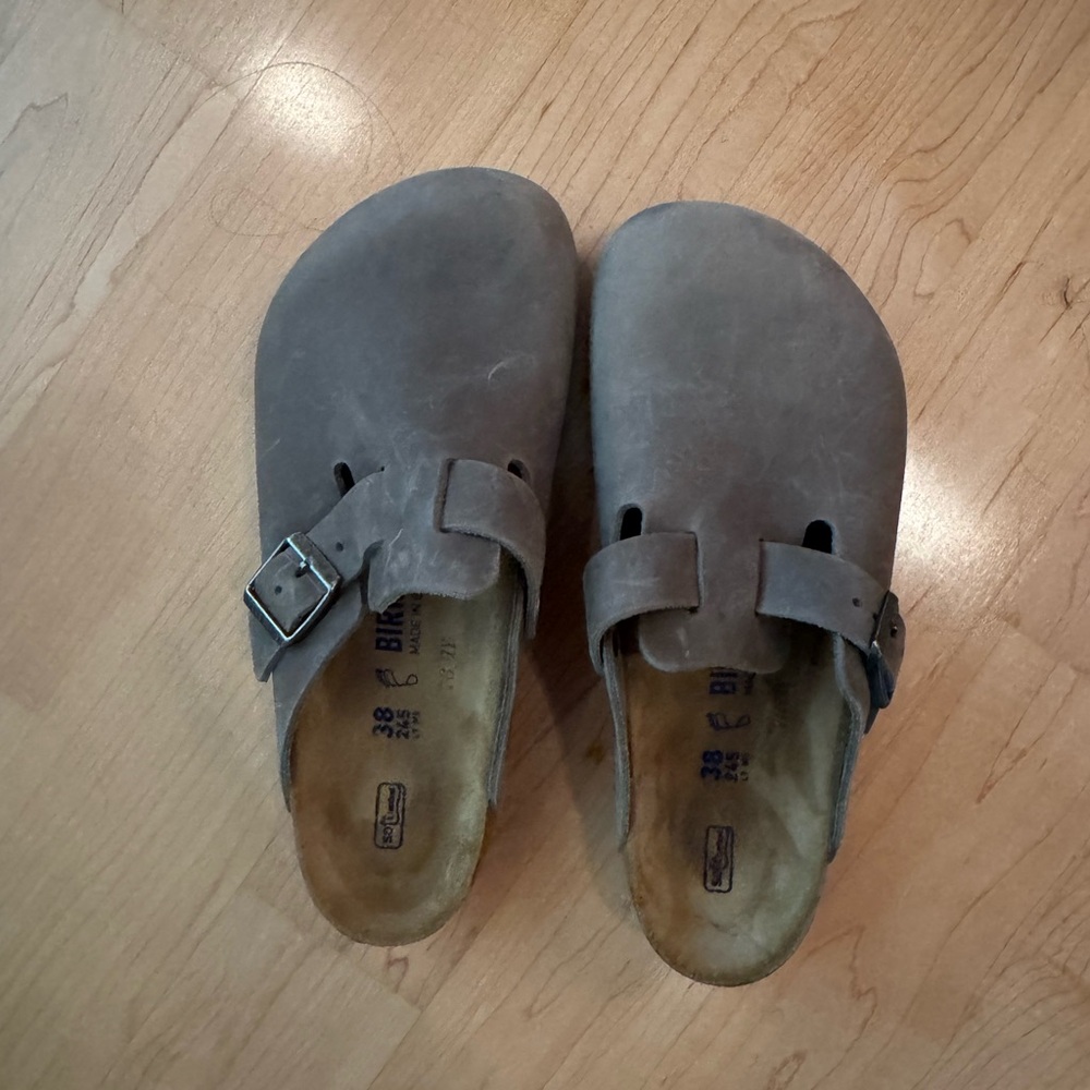 Birkenstock Oiled Leather Clogs